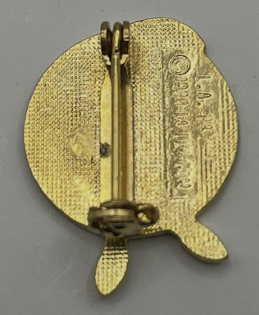 1984 Los Angeles Olympic Pin - Sam the Eagle Gymnastics Rings